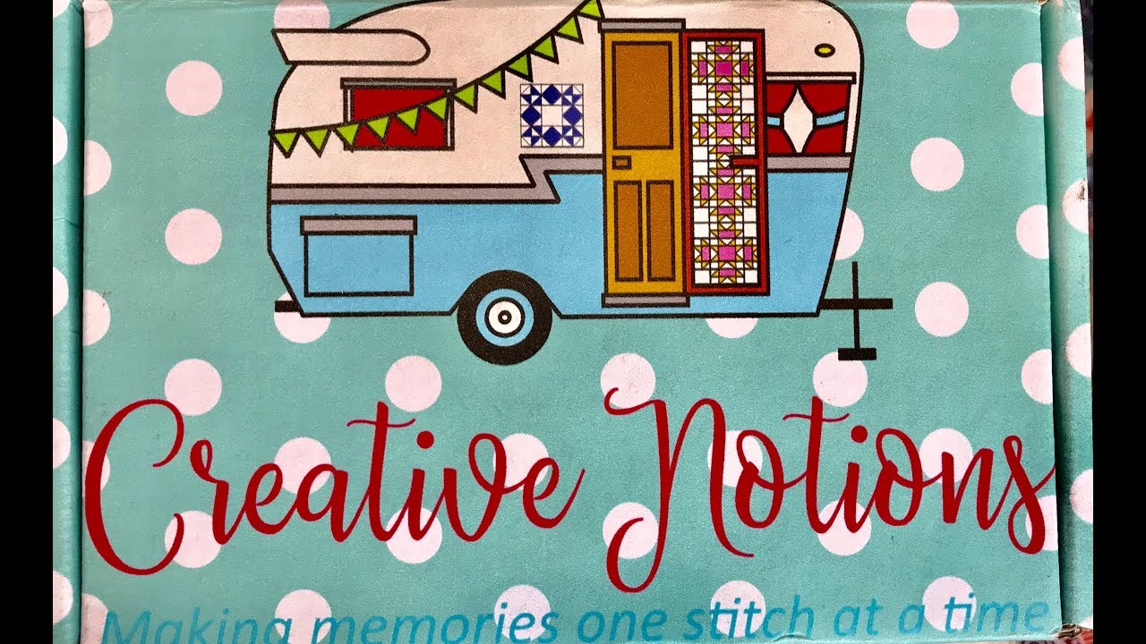 The Very 1st Creative Notions Subscription Box!!  You saw it here first! xoxo