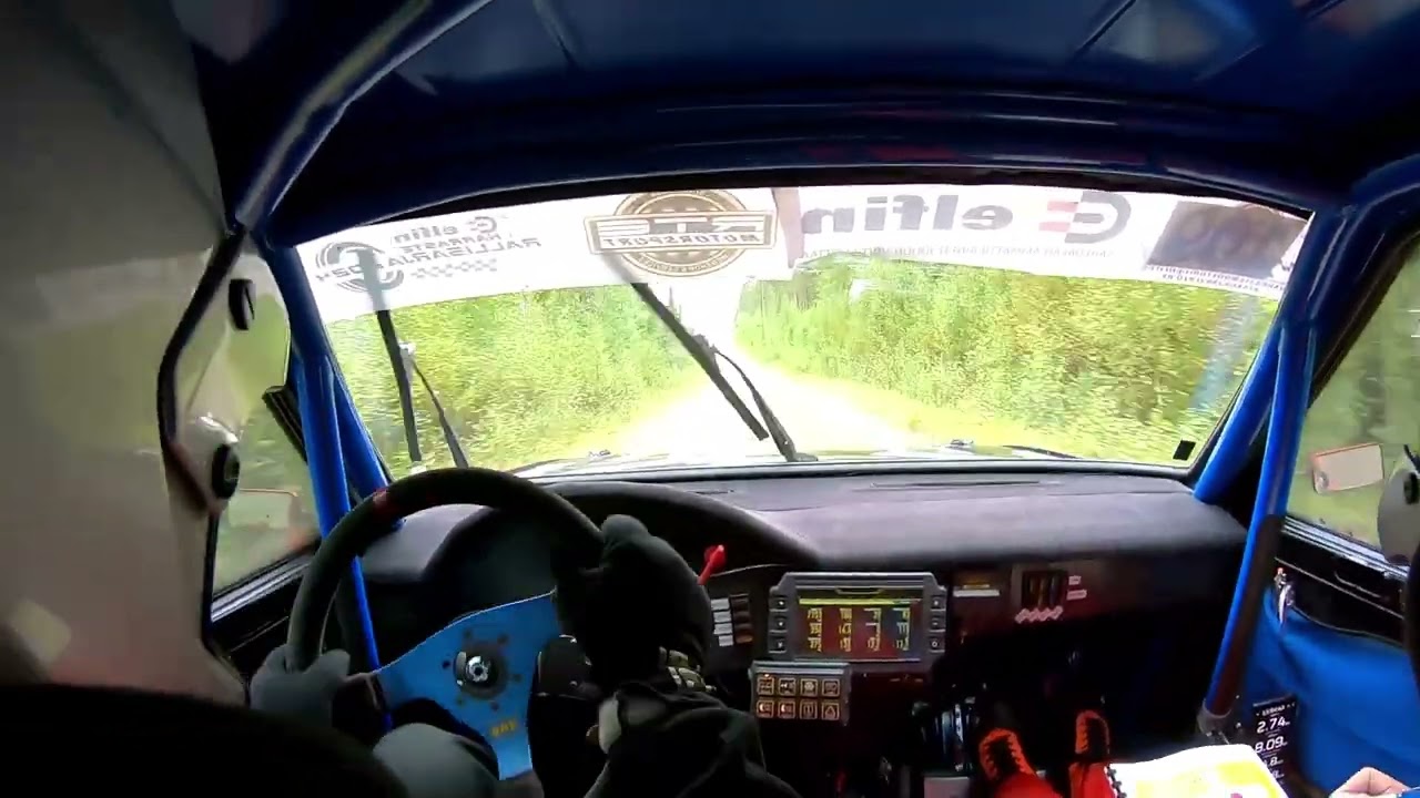 Gt osat ralli 2024 EK2 Joonas Kalliomäki ja Marko Pystykoski nro 109