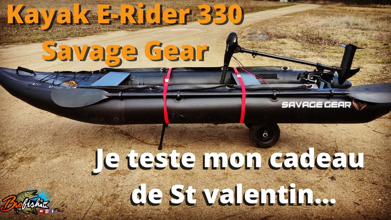 Test du kayak E-rider 330 Savage Gear 4K