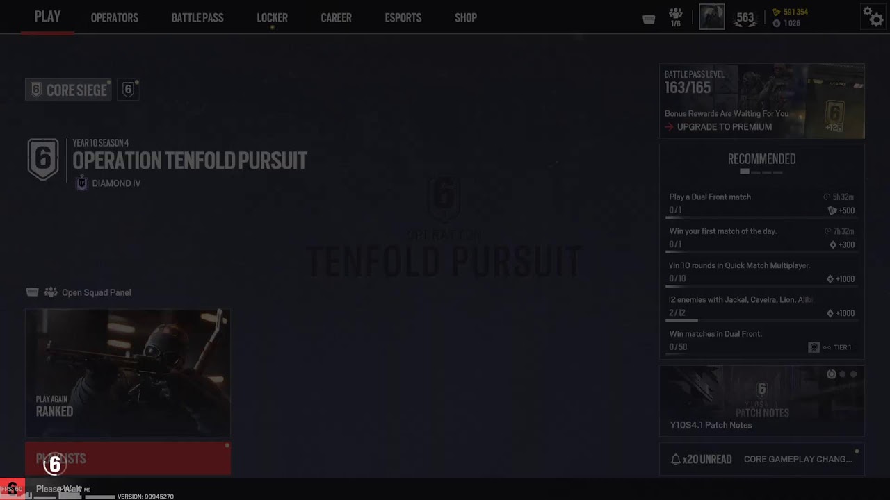Rainbow 6 siege X ranked