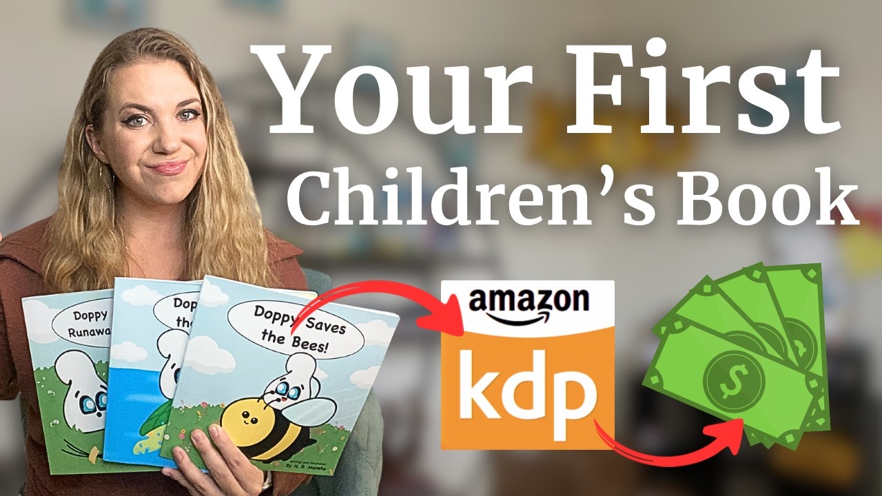 Опубликуйте, продайте и продайте свою первую детскую книгу на Amazon KDP.