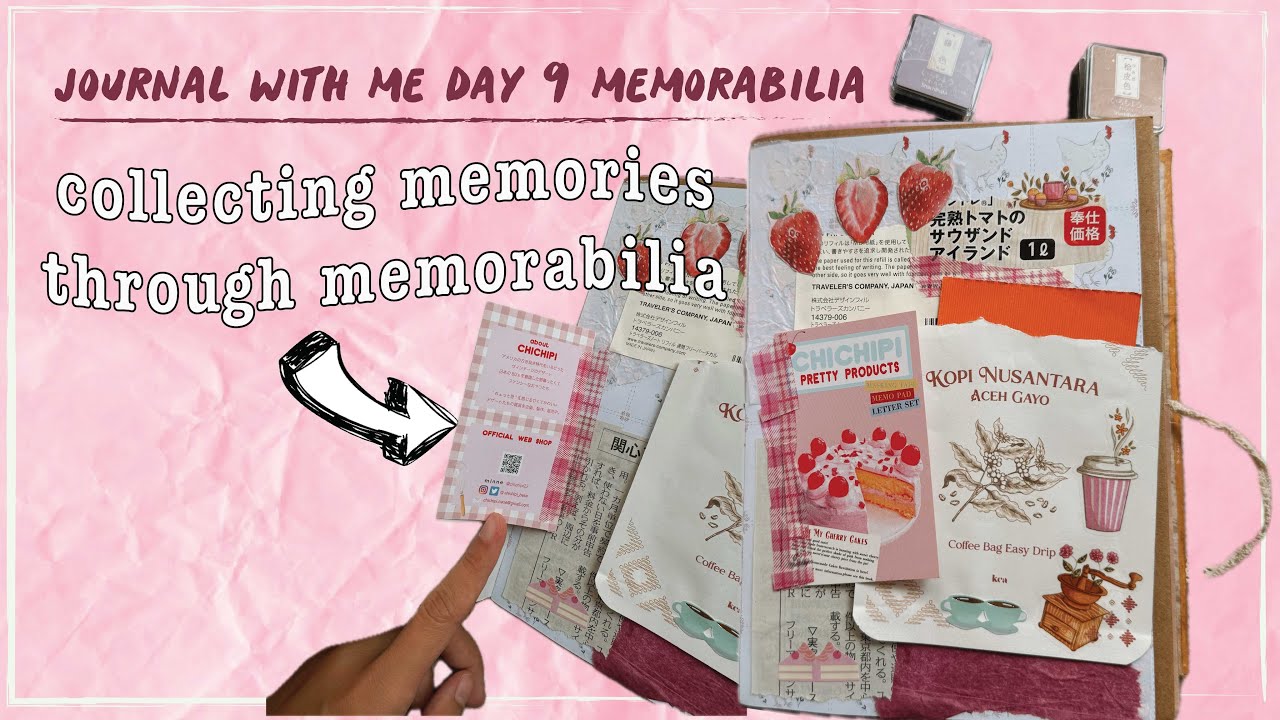 Keeping memorabilia in your journal - Memory Keeping- 15 Minutes Creative Journaling Series