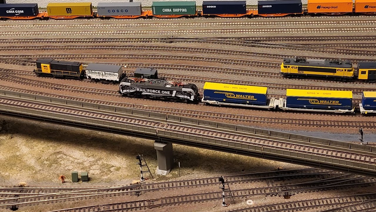Rij-avond 5-September 2022 Delftse Modelbouwvereniging N spoor modulebaan