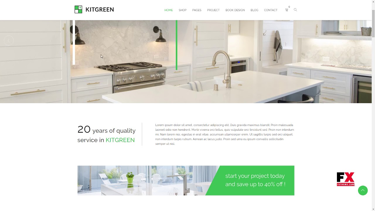 KitGreen - Modern Kitchen and Interior Design WordPress Theme      Do