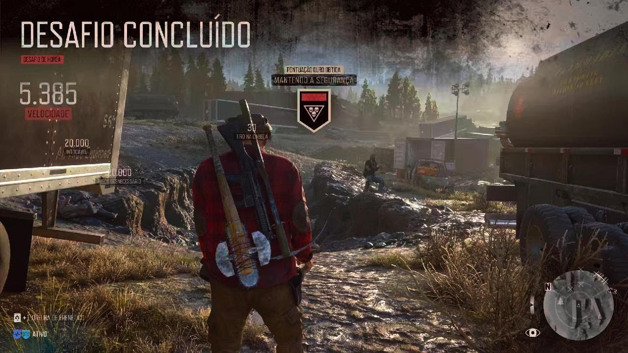 DAYS GONE - Desafio - Mantendo a segurança. (Estratégia para pontuação ouro).