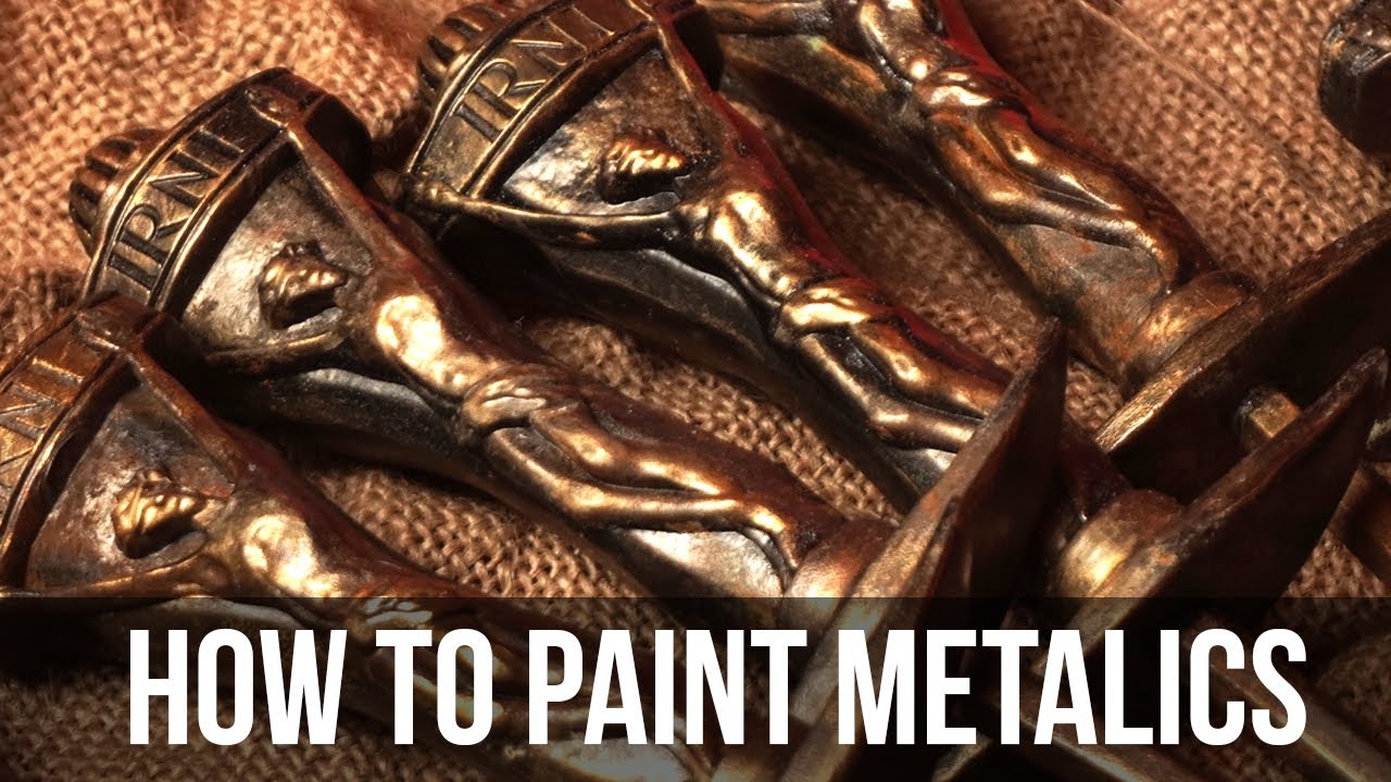 How to Paint Realistic Metallics on 3D Prints - The Daggers of Megiddo