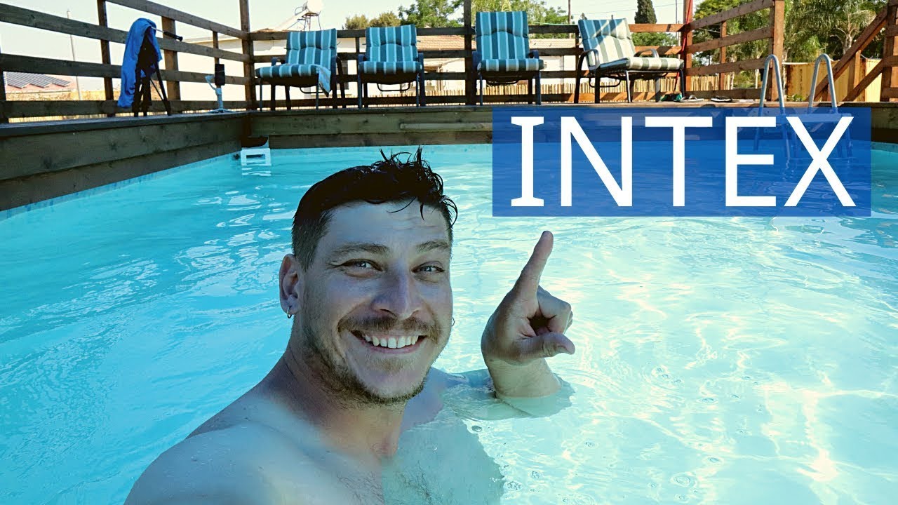 Бассейн Intex Как я это сделал! #intex #сделай сам #бассейны