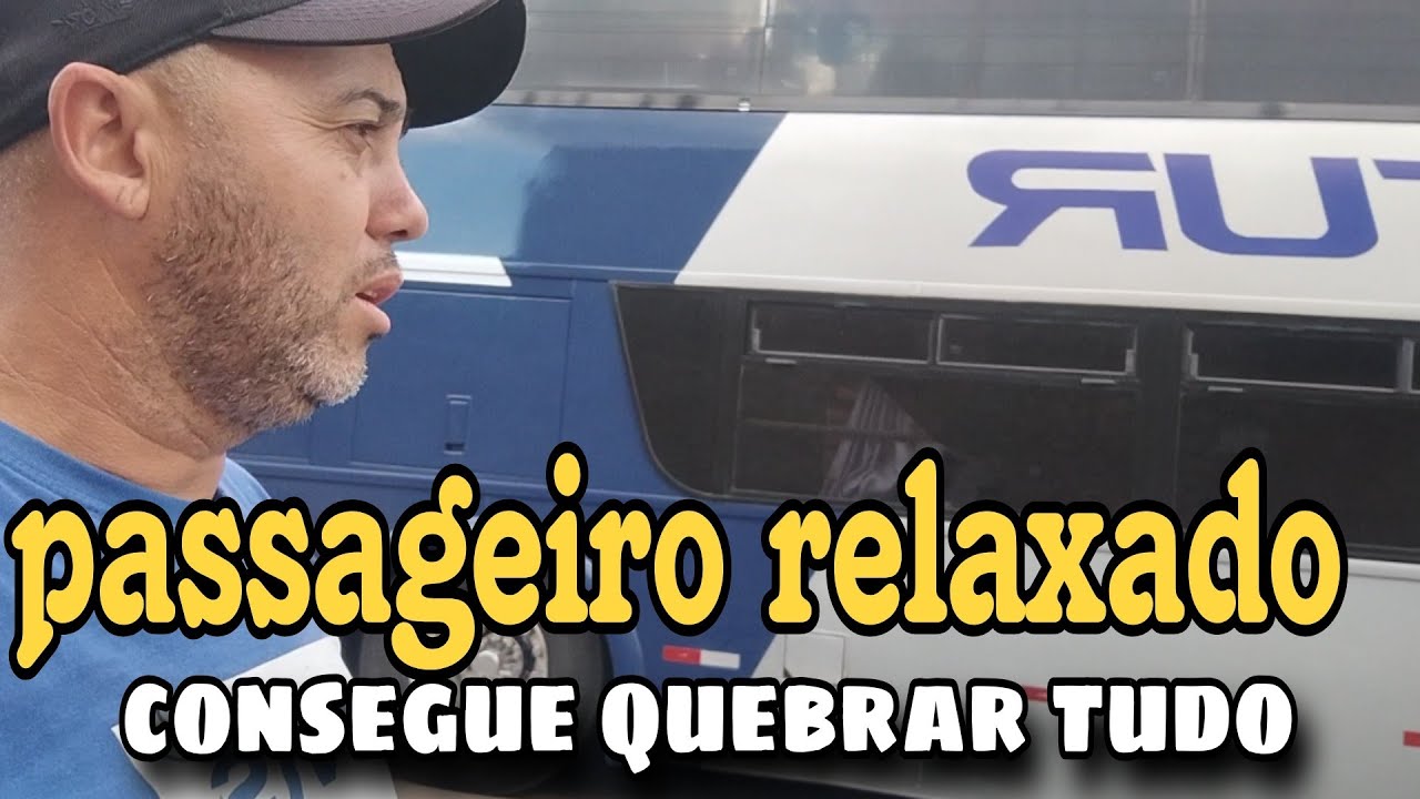 Passageiro  não cuida do ônibus como deveria 