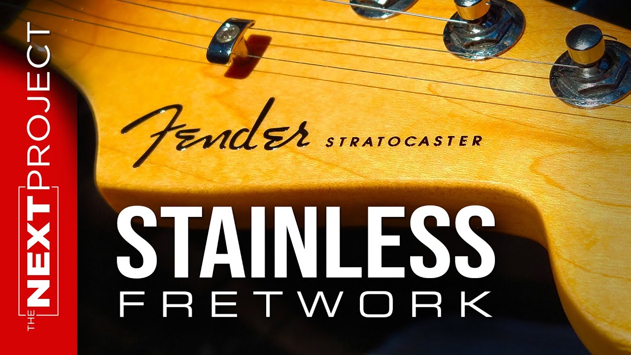 Fender Stratocaster Stainless Fret Install Project