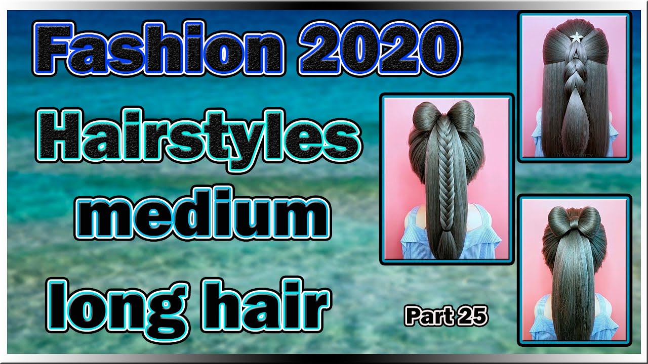 Мода 2020🙌Прически Для Длинных И Средних Волос💇Быстрые и Легкие👉Часть 25