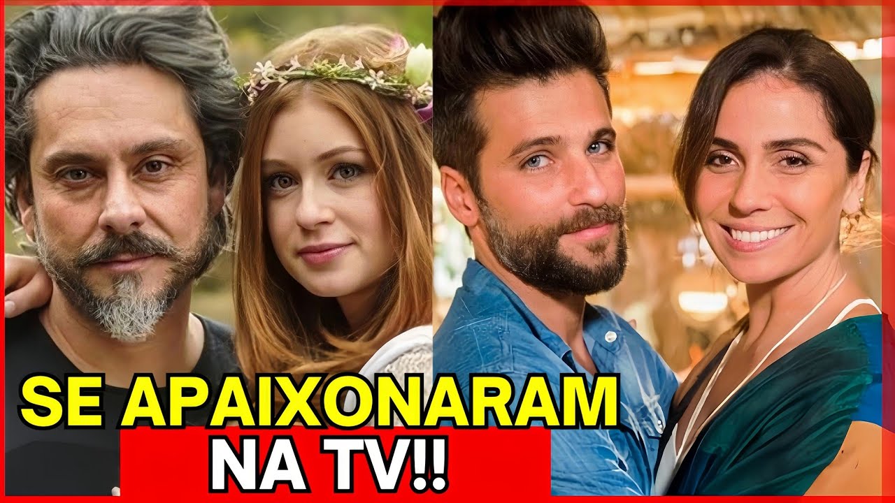 25 ATORES QUE SE APAIXONARAM POR PARCEIRAS DE NOVELAS E FILMES! #curiosidades #atoresbrasileiros