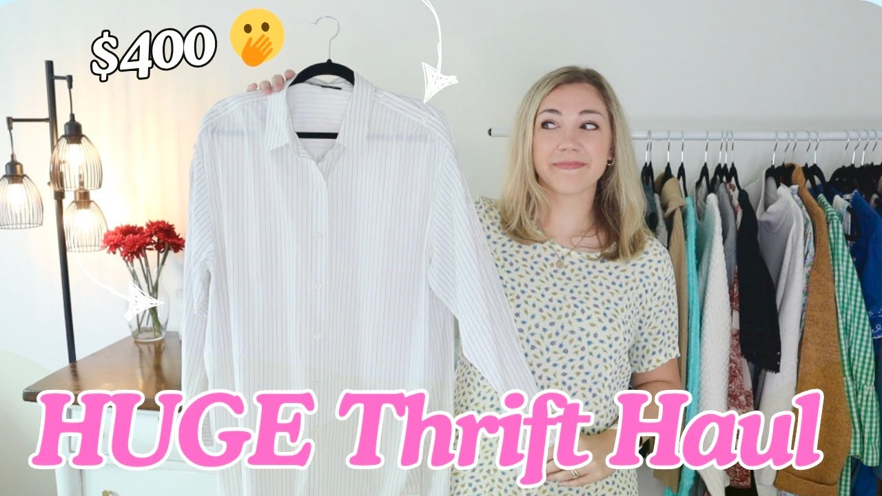 HUGE Thrift Haul to Resell on Poshmark! ~Some Cute Cottagecore & Fast Flips!~