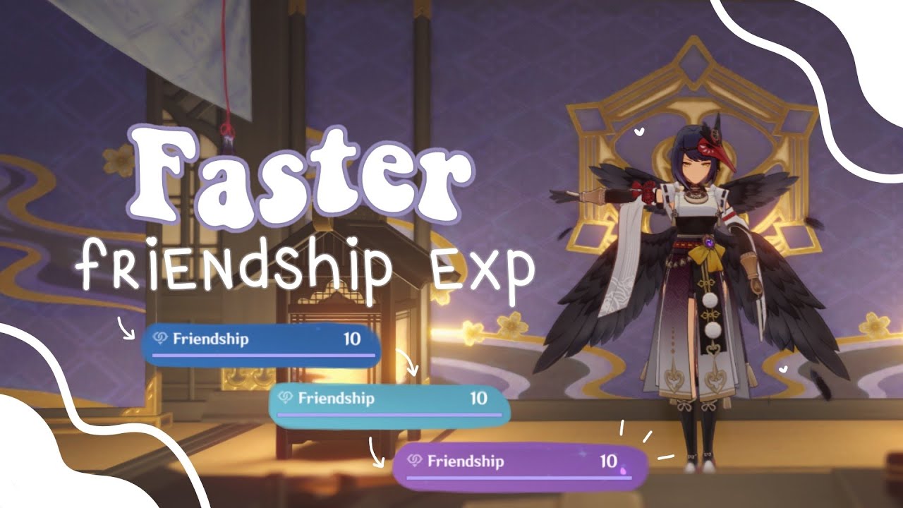 TOP 3 TIPS to Gain Friendship Exp FASTER🔆| Genshin Impact