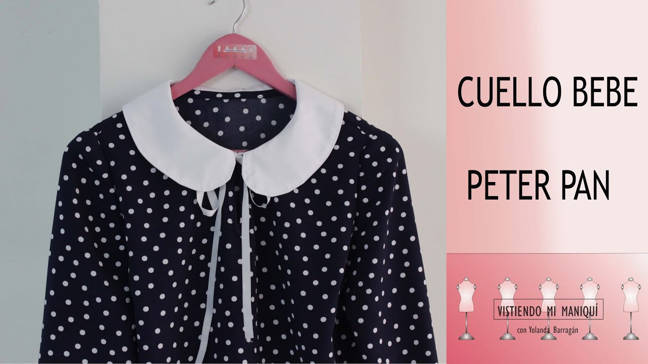 CUELLO BEBE O CUELLO PETER PAN. TRAZAR PATRÓN Y COSER.