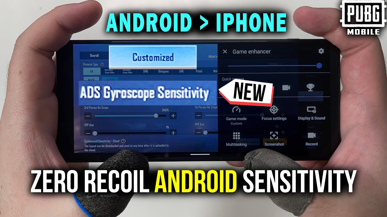 How To Get The Best Android Sensitivity | Android Handcam | PUBG MOBILE/BGMI