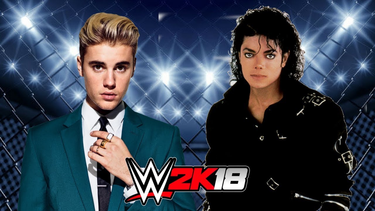 JUSTIN BIEBER vs MICHAEL JACKSON! | WWE 2K18 Gameplay