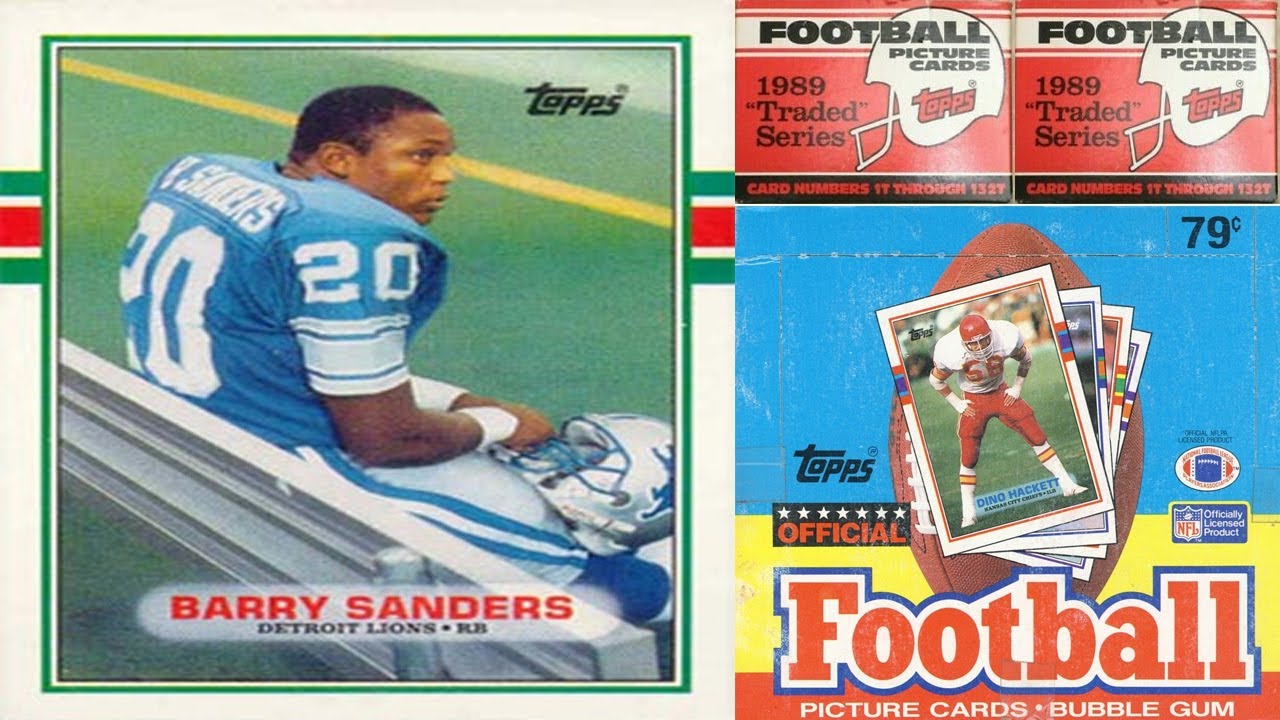 Top 10 Most Valuable 1989 Topps Traded Football Cards! (PSA Graded)