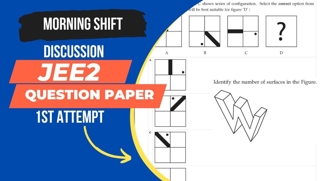 2022 Solved JEE Paper 2  B.ARCH - 1st shift | IITJEE 2 preparation | NATA Preparation