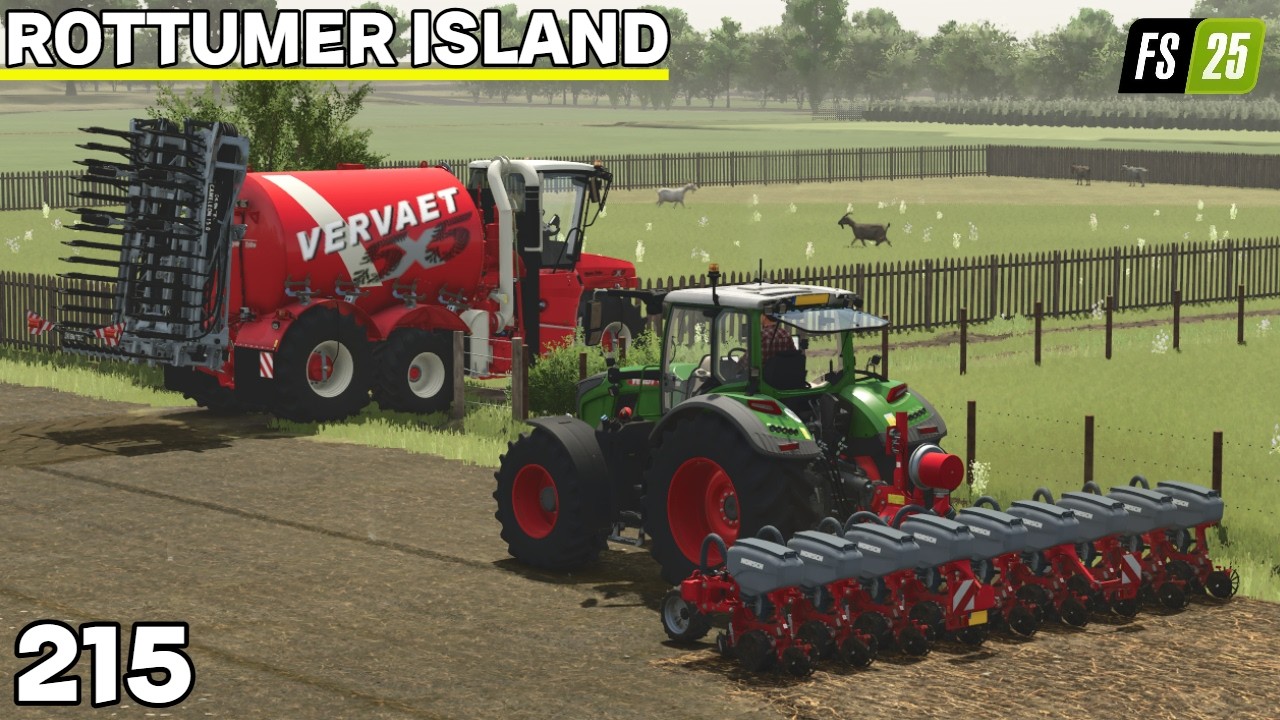 De Eerste Gewassen Inzaaien & Bemesten Met De Vervaet | Rottumer Island #215 | FS25