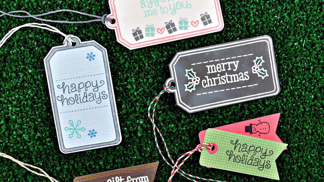 Intro Winter Gifts & Tag, You're It + 5 easy gfit tags from start to finish