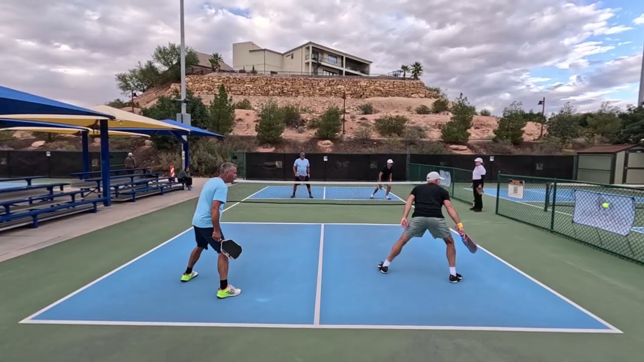 Bronze Medal Match Mens Doubles (55 To 59) Skill: (4.0) Huntsman World Senior Games