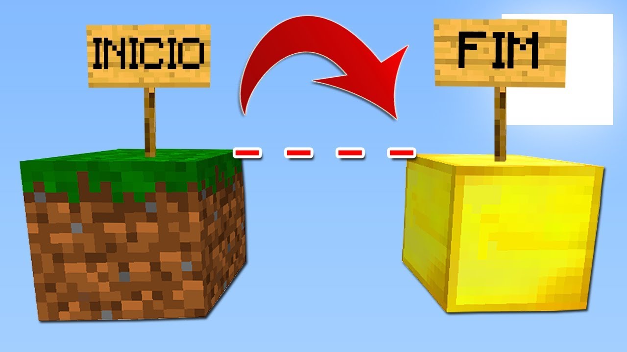 MAPA MAIS FÁCIL DO MUNDO DE MINECRAFT!