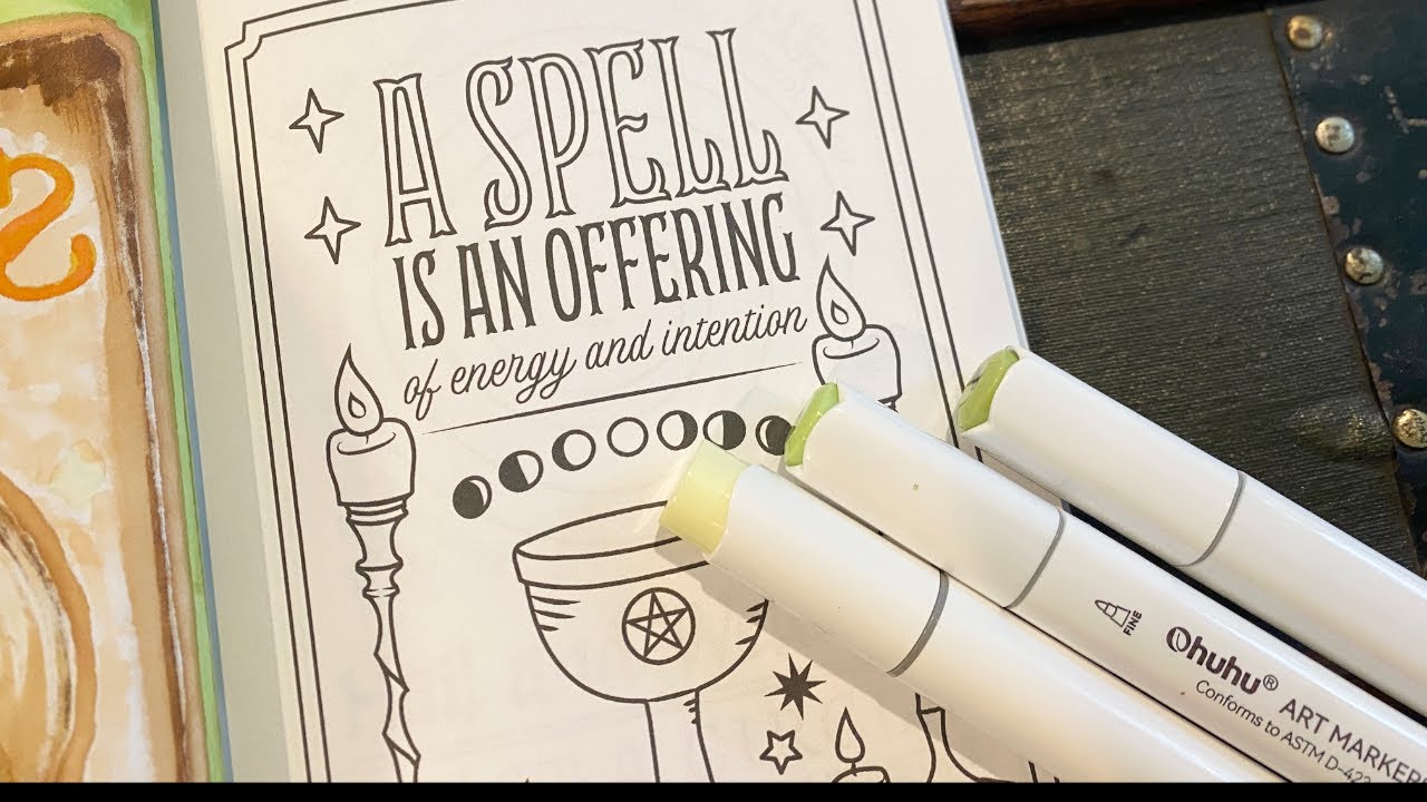 Color with me! Bold & Easy MAGIC with Ohuhu markers