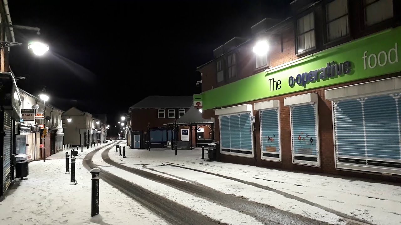 Telford: Dawley Snow At Night