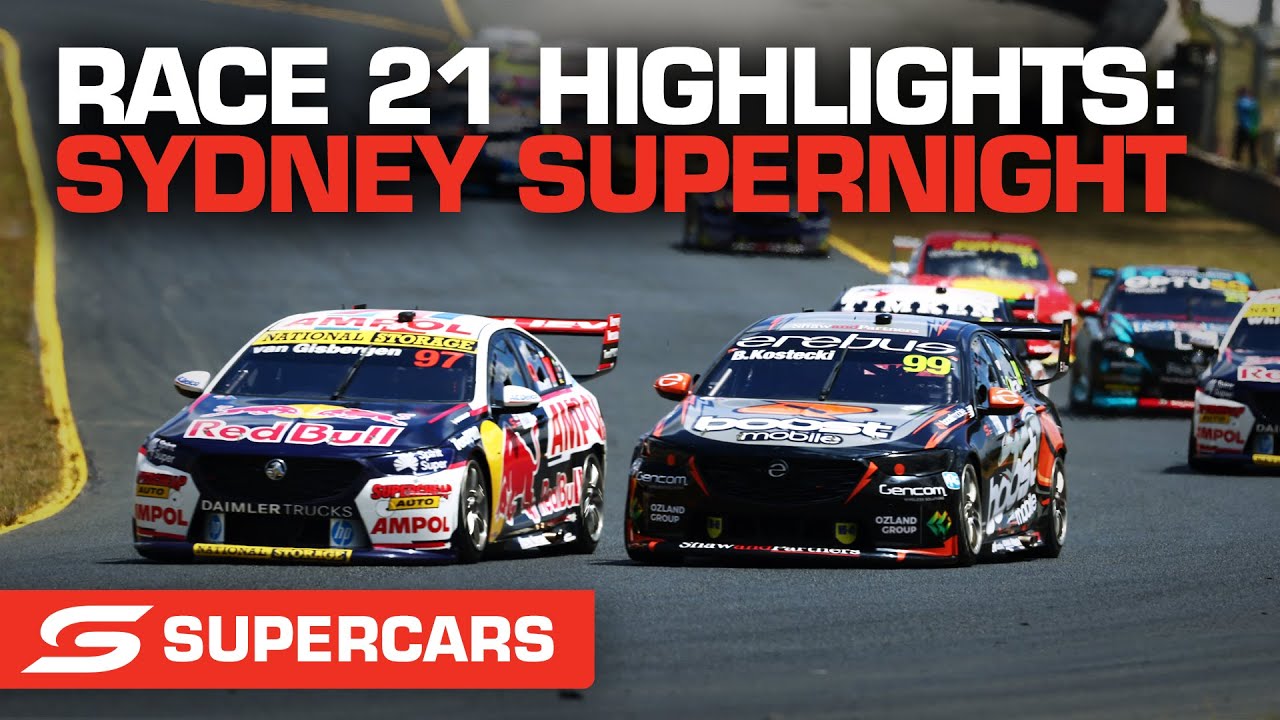 Race 21 Highlights - Bunnings Trade Sydney SuperNight | Supercars 2021