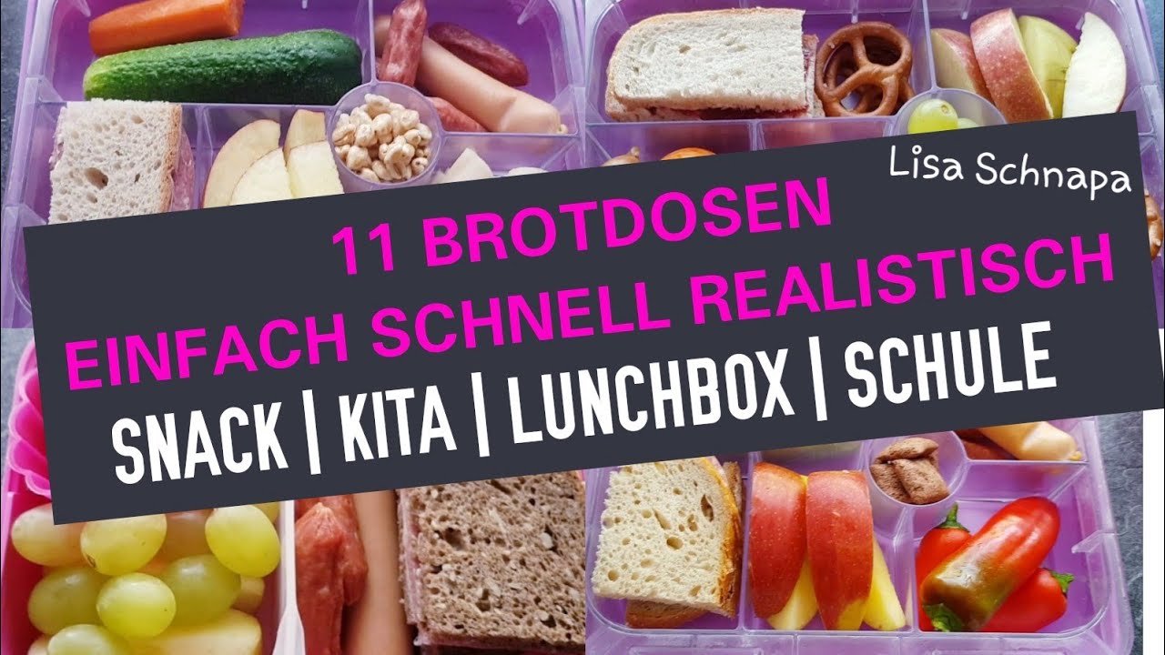 Brotdose | Lunchbox | Snacks | Kindergarten | Kitta | Schule | Food Diary | Schnell und Einfach | #2