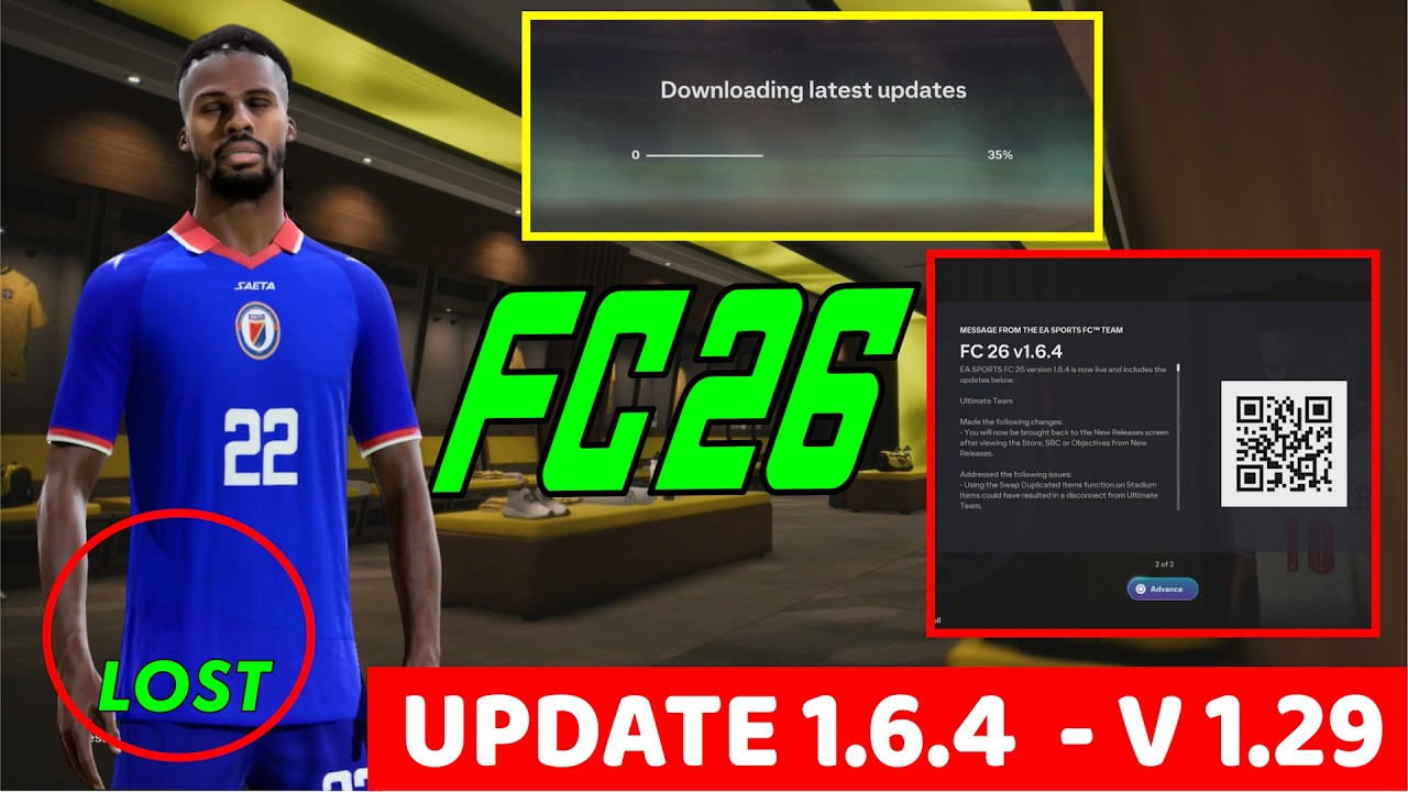 Что нового в EA Sports FC 26? Скачать обновление версии 1.29