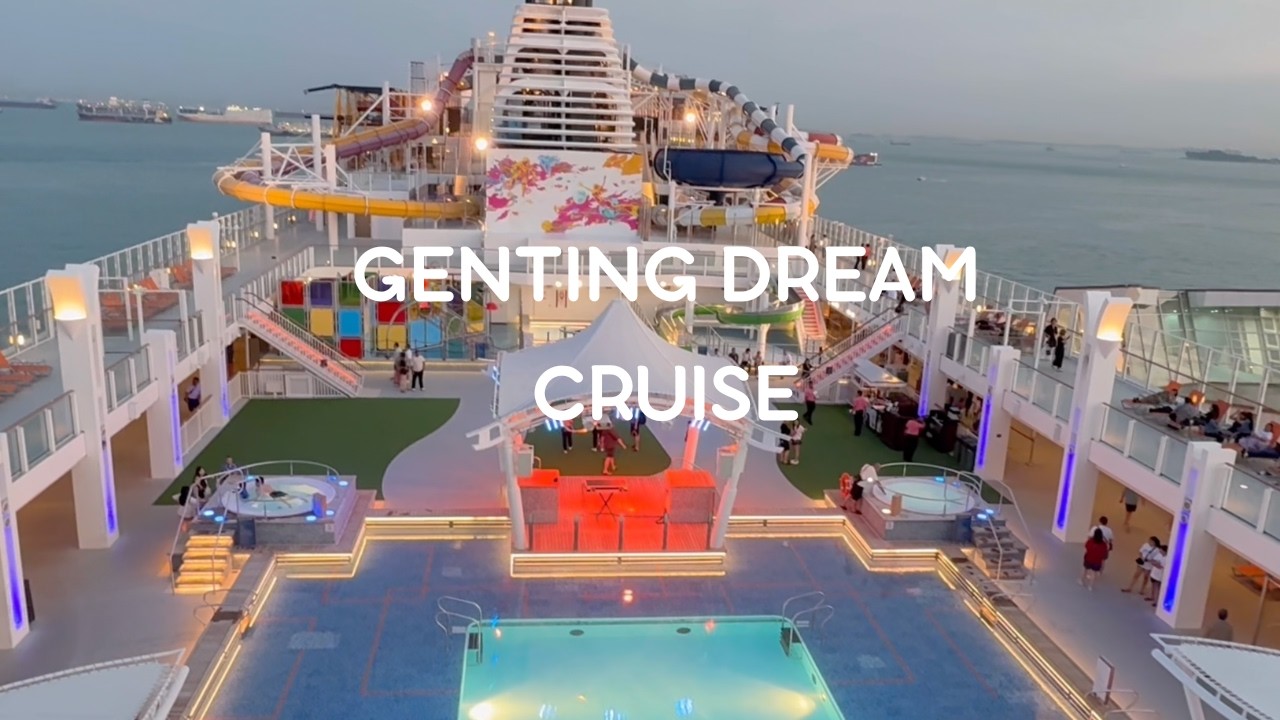 3D2N Genting dream cruise to Melaka 🌊 🛳️ | food, gym & sea views, relaxing travel vlog
