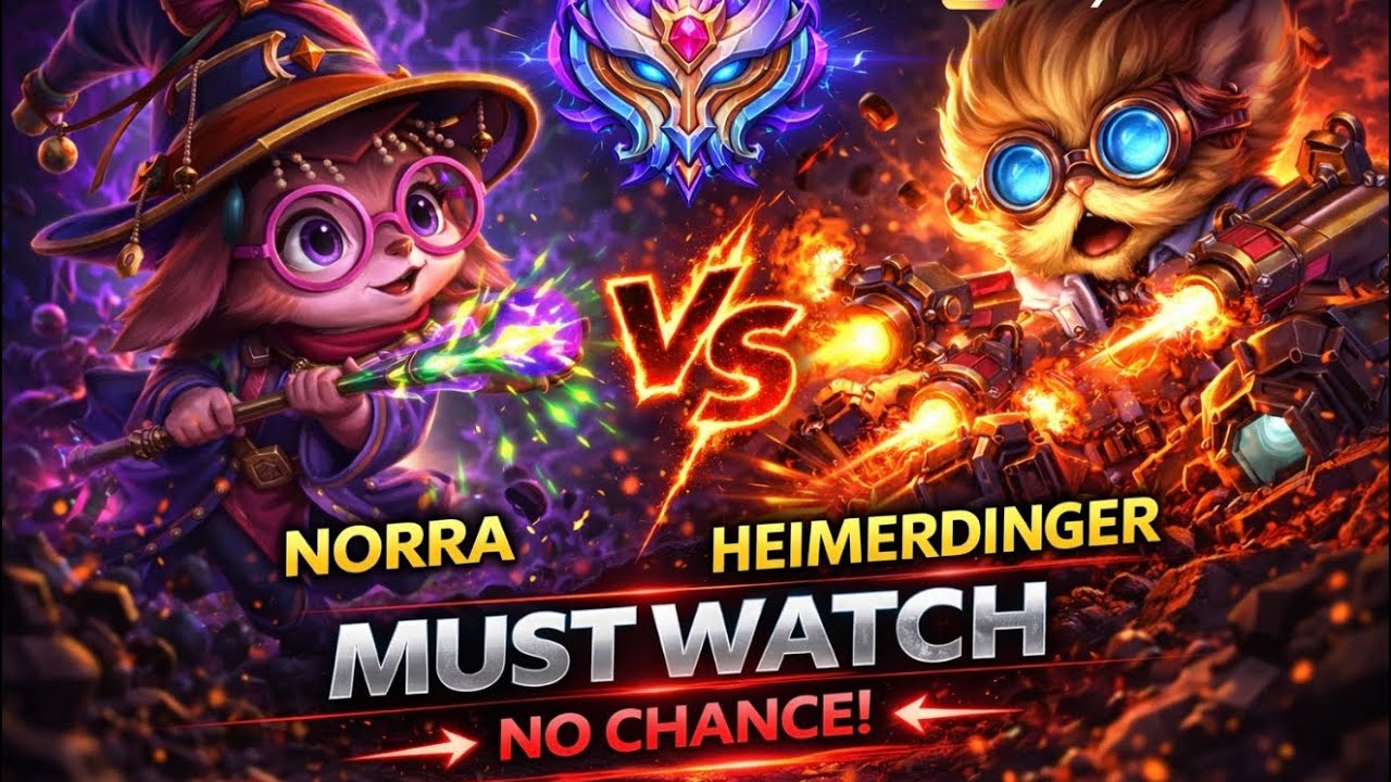 NORRA vs Heimerdinger NO CHANCE MID | Legendary Ranked 4K WildRift Gameplay