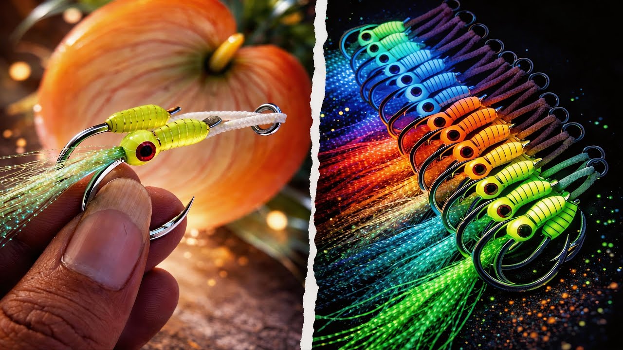 TUTORIAL Membuat Assist Hook Resin Untuk Para CEO Mancing❗️ASSIST HOOK Glow In The Dark ❗️