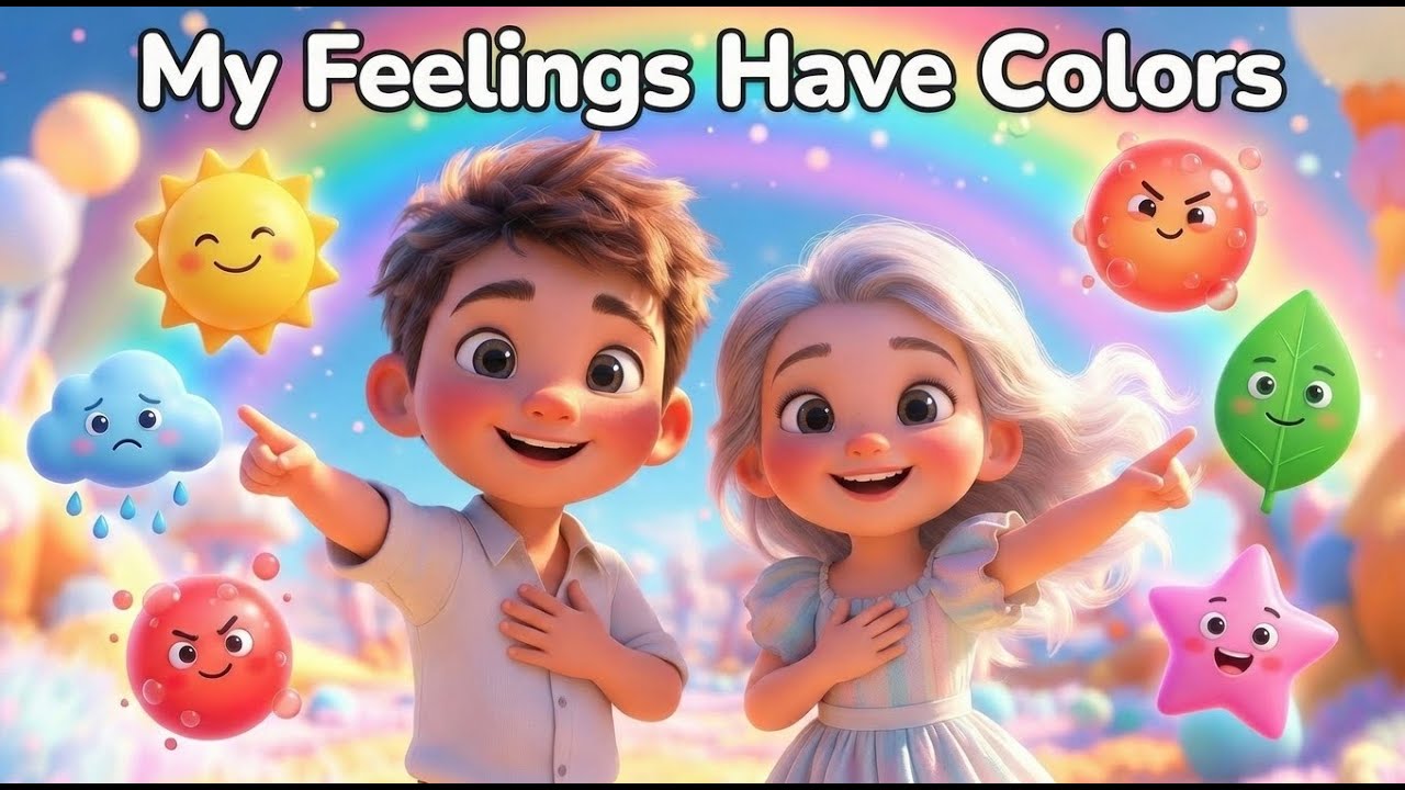 My Feelings Have Colors 🌈 | Self Awareness Song for Kids | Emotions & Feelings
