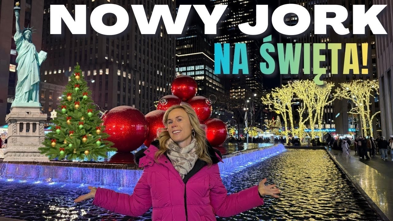 Tak wyglądają ŚWIĘTA w Nowym Jorku 🇺🇸 Magia, której nie da się opisać