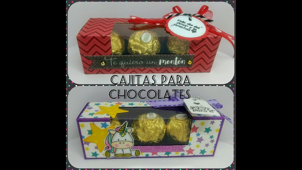 Caja para chocolates o bombones.