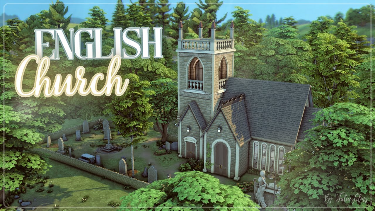 Английская Церковь⛪💍│Строительство│English Church│SpeedBuild│NO CC [The Sims 4]