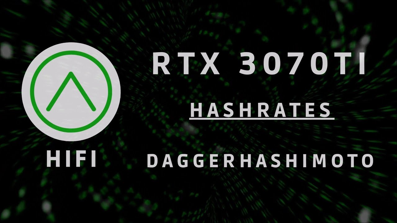 RTX 3070 Ti FE - Hashrates & Perfomance - Daggerhashimoto