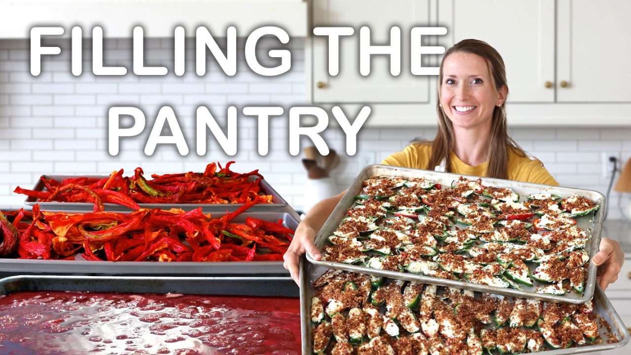 Marathon Preserving Day - Strawberry Sun Jam, Bacon Jalapeño Poppers, & More
