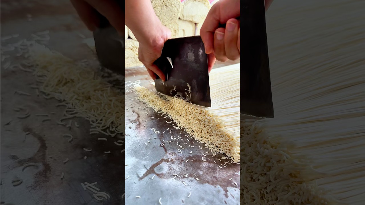 Making Tumaizi dried noodles: Chewy, aromatic, healthy, and full of rustic flavor