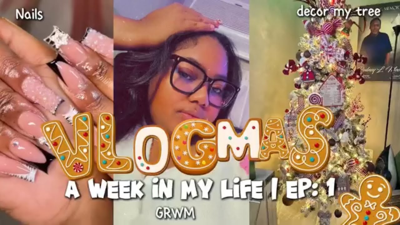Collective Vlogmas Week 1 💕 Christmas decorating, Hair day + Fashion Nova try on Haul, Birthday haul