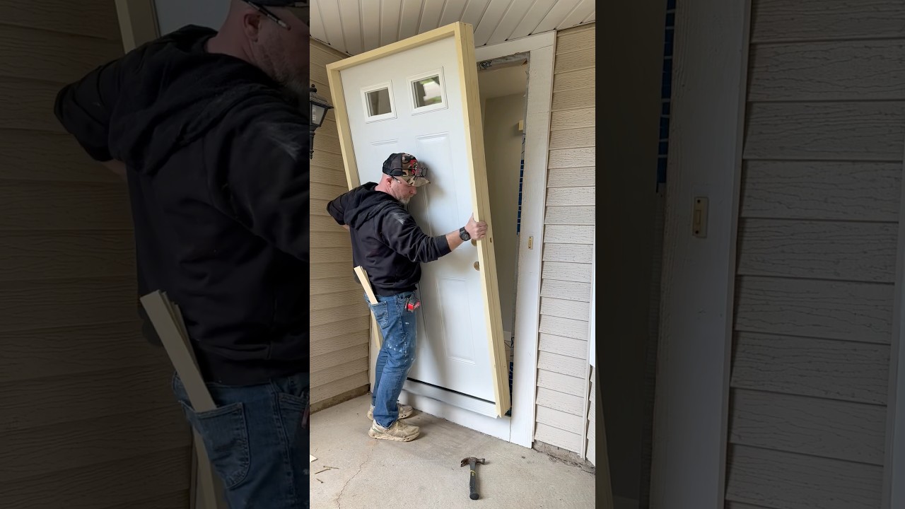 How to Install a New Front Door #diy