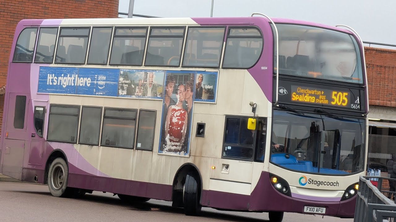 Buses at Kings Lynn Bus station 19/02/26