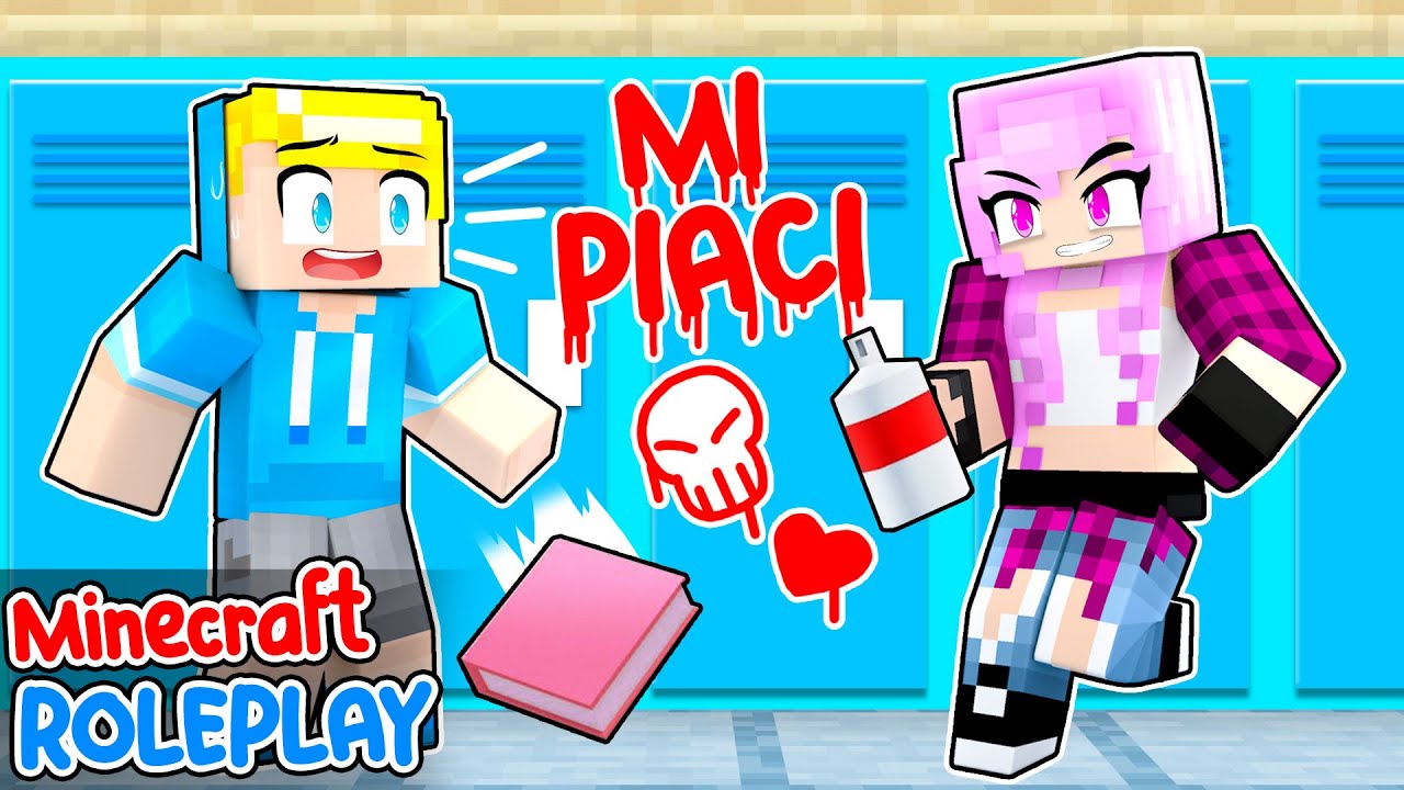 La Mia BULLA Di Scuola Su Minecraft Mi AMA! - Minecraft ITA Roleplay