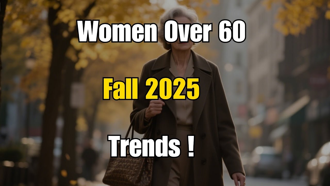 Women Over 60: The BIGGEST Fashion Trends for Fall 2025 You Can&rsquo;t Miss!
