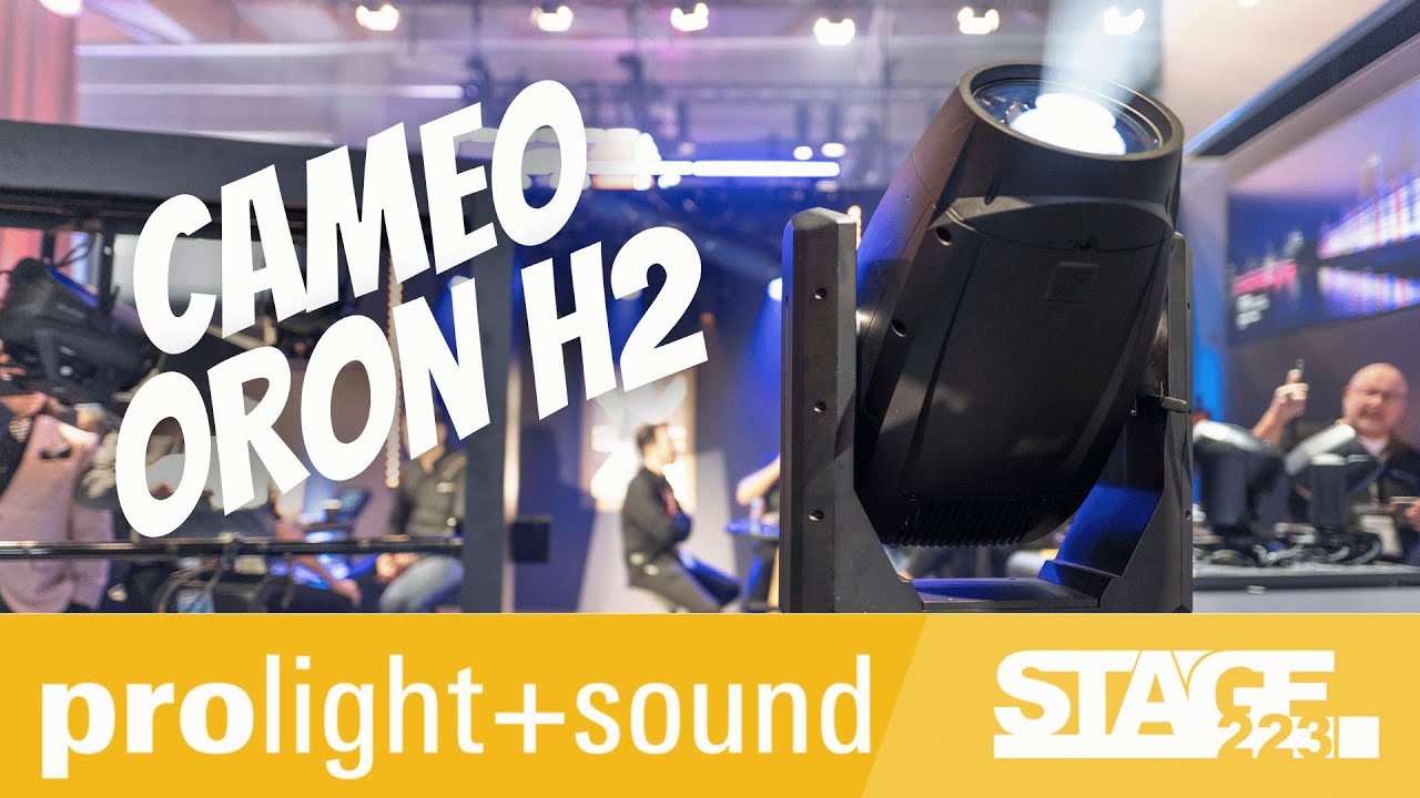 Cameo ORON H2: Der erste Hybrid Moving Head mit Laser | Prolight + Sound 2024