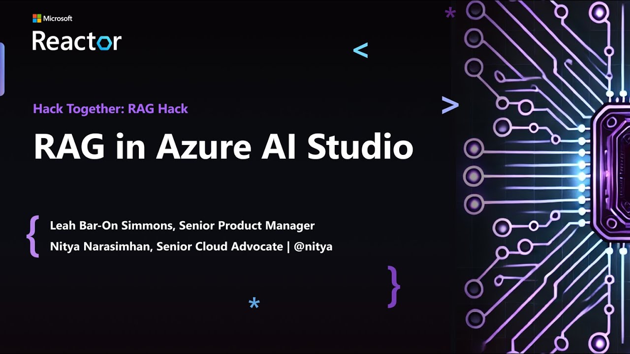 RAG in Azure AI Studio