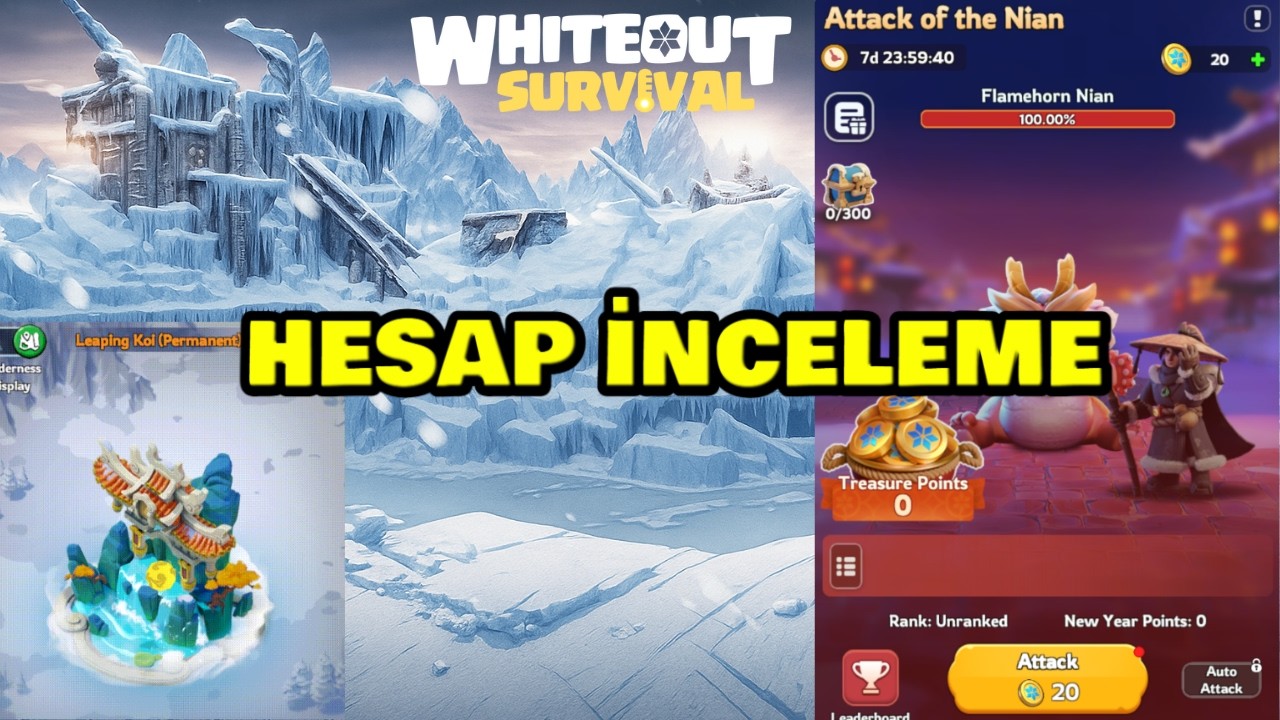 YENİ ETKİNLİK GELİYOR - HESAP İNCELEME -  WHİTEOUT SURVİVAL