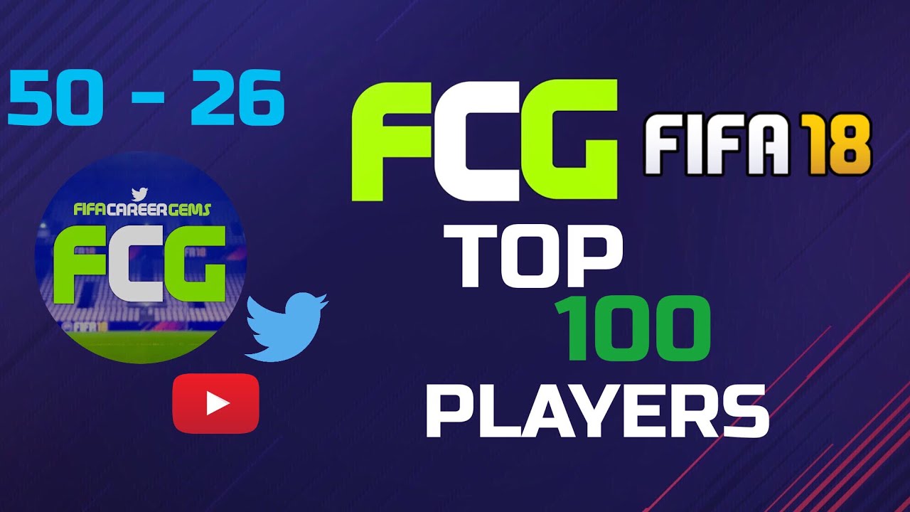 FCG TOP 100 FIFA18 YOUNG PLAYERS (50 - 26)